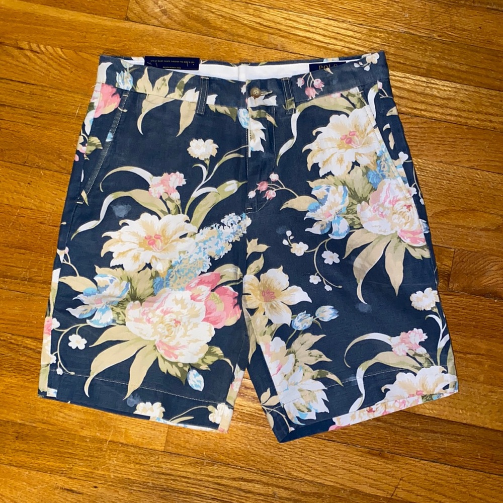 Polo Floral Shorts